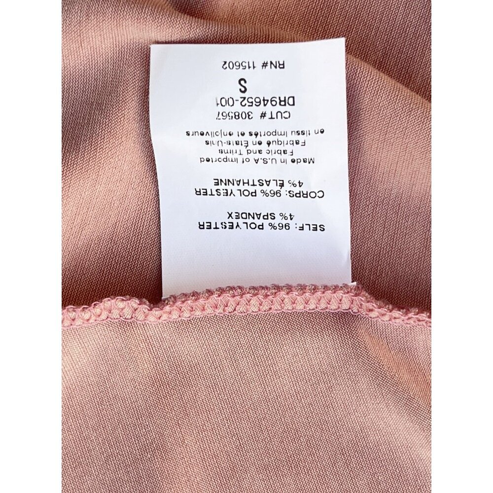 Lush Cameo Rose Pink Strappy Mini Dress Women’s Size S Stretch Party NWOT - Picture 5 of 14